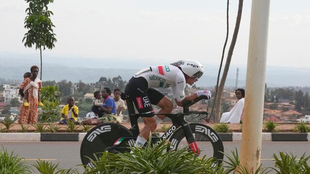 Isaac del Toro en el Mundial de Ciclismo de Ruta 2025