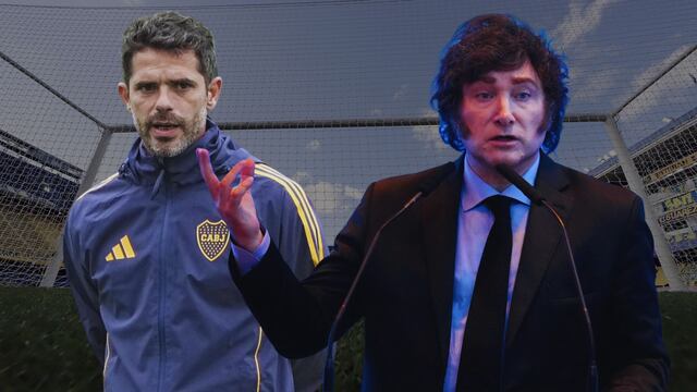 Javier Milei arremete contra Fernando Gago, DT de Boca Juniors