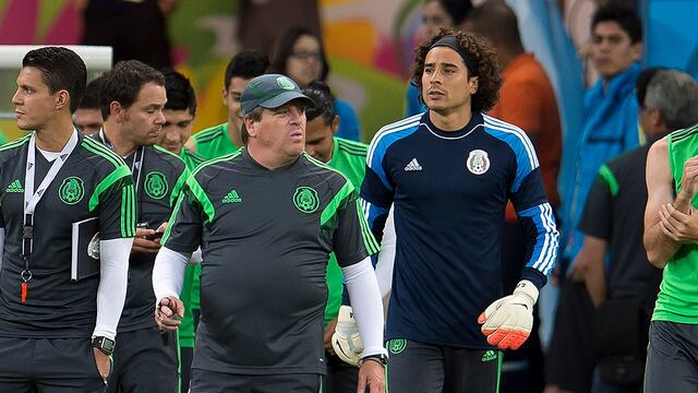 Miguel Herrera y Memo Ochoa, en Selección Mexicana.