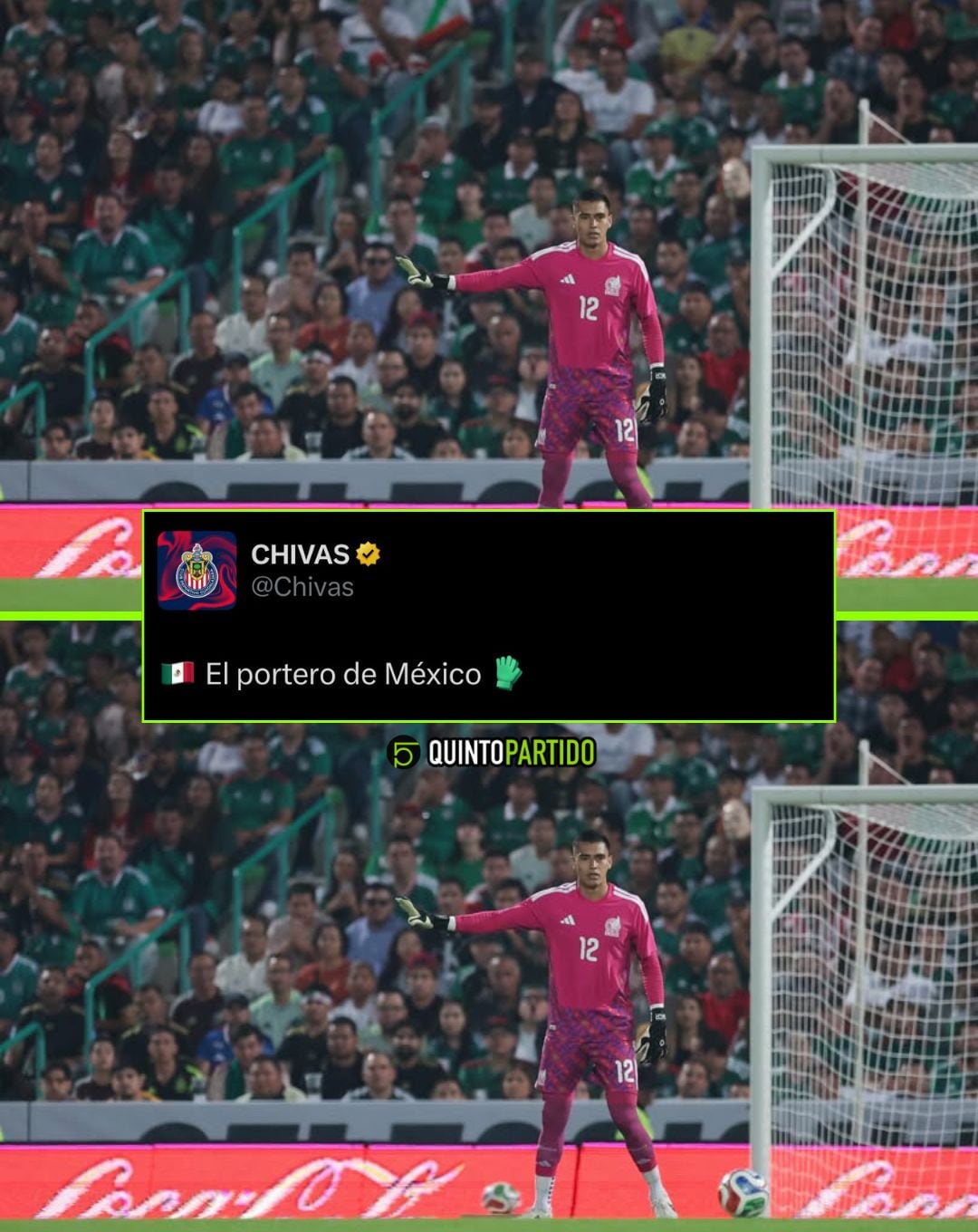 Mensaje de Chivas sobre el Tala Rangel.