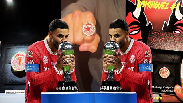 Alexis Vega regala anillo de más de 300 mil pesos a todos los campeones con Toluca.