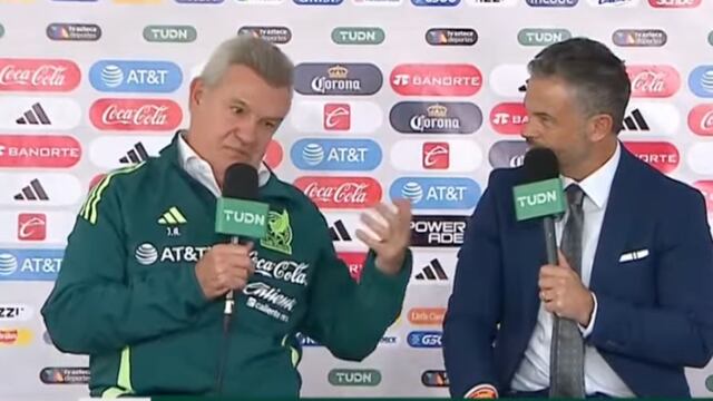 Javier Aguirre le presume sus logros a Rafa Puente Jr.