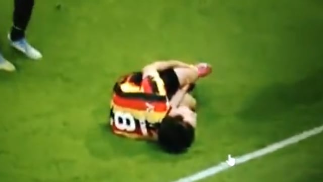 Carlos Fierro sufre aparatosa lesión en la Copa Pacífica