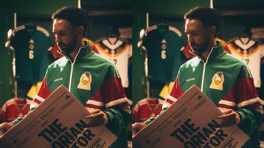 Así es la espectacular chamarra retro de la Selección Mexicana de Adidas con el viejo logo