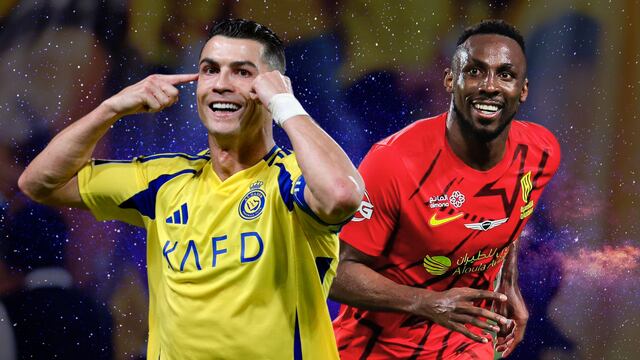 A la altura Cristiano Ronaldo, Julián Quiñones anota golazo y asistencia en Arabia Saudita.