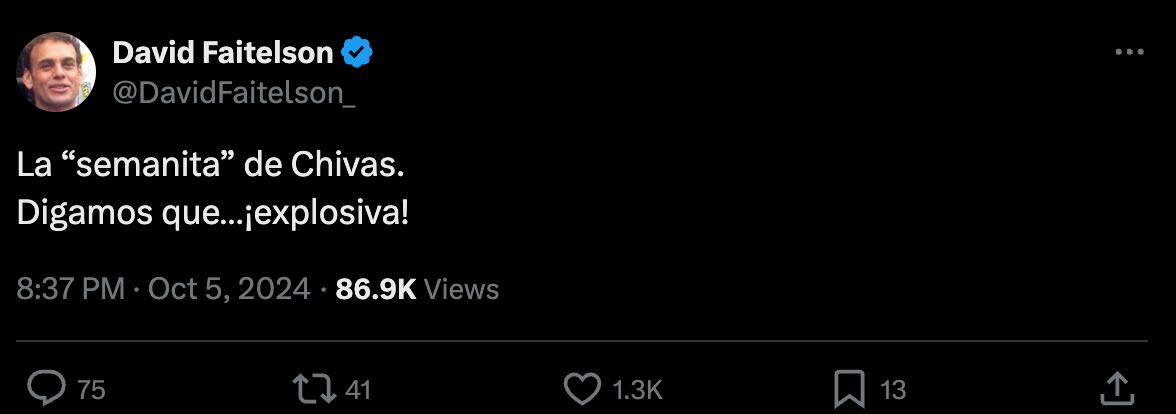 X de David Faitelson