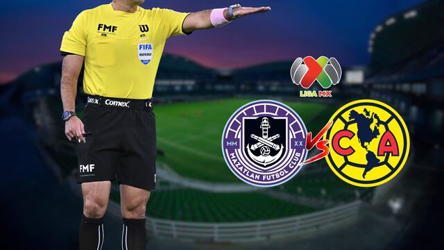 Designación arbitral para el Mazatlán vs América