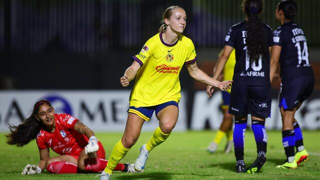 Sarah Luebbert, en la victoria de América Femenil sobre Querétaro.