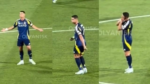 Descomunales gestos de Cristiano Ronaldo contra sus compañeros.