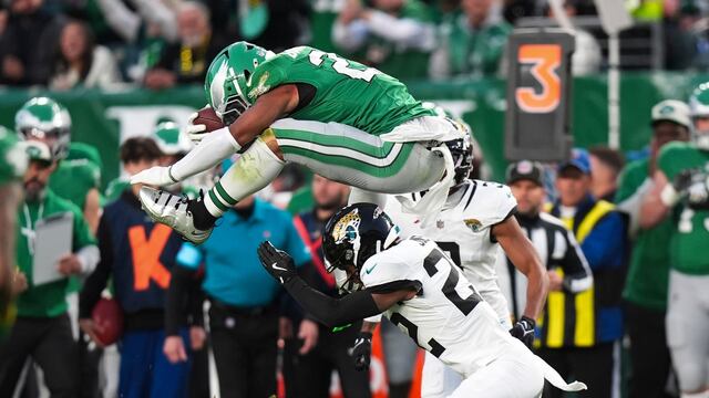 Saquon Barkley en el Philadelphia Eagles vs Jacksonville Jaguars.