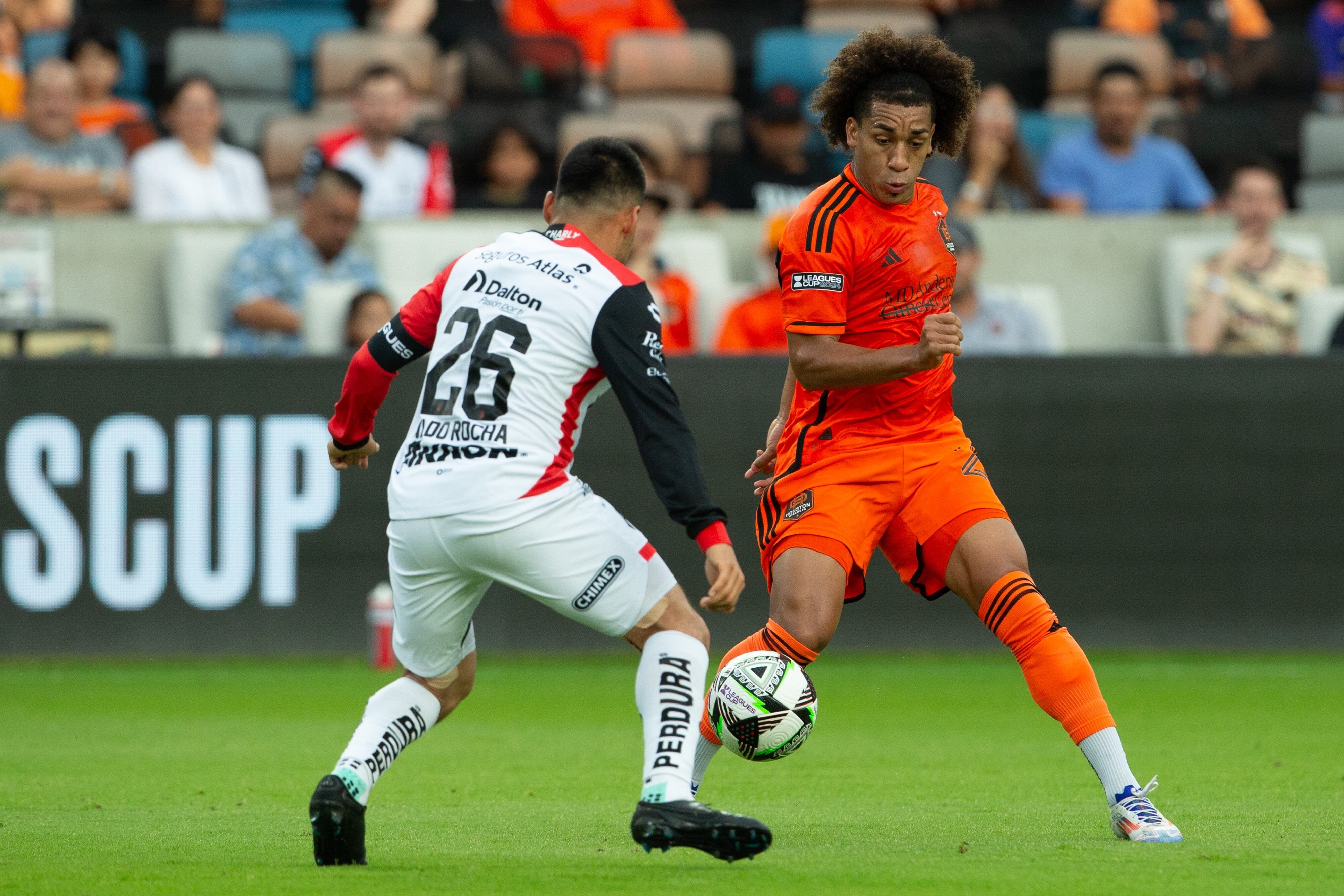 Coco Carrasquilla, en un partido ante Atlas.