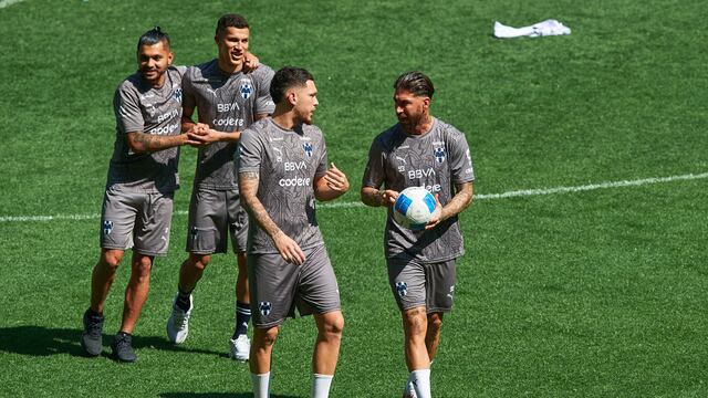Sergio Ramos ya tuvo su primer entrenamiento con Rayados Monterrey