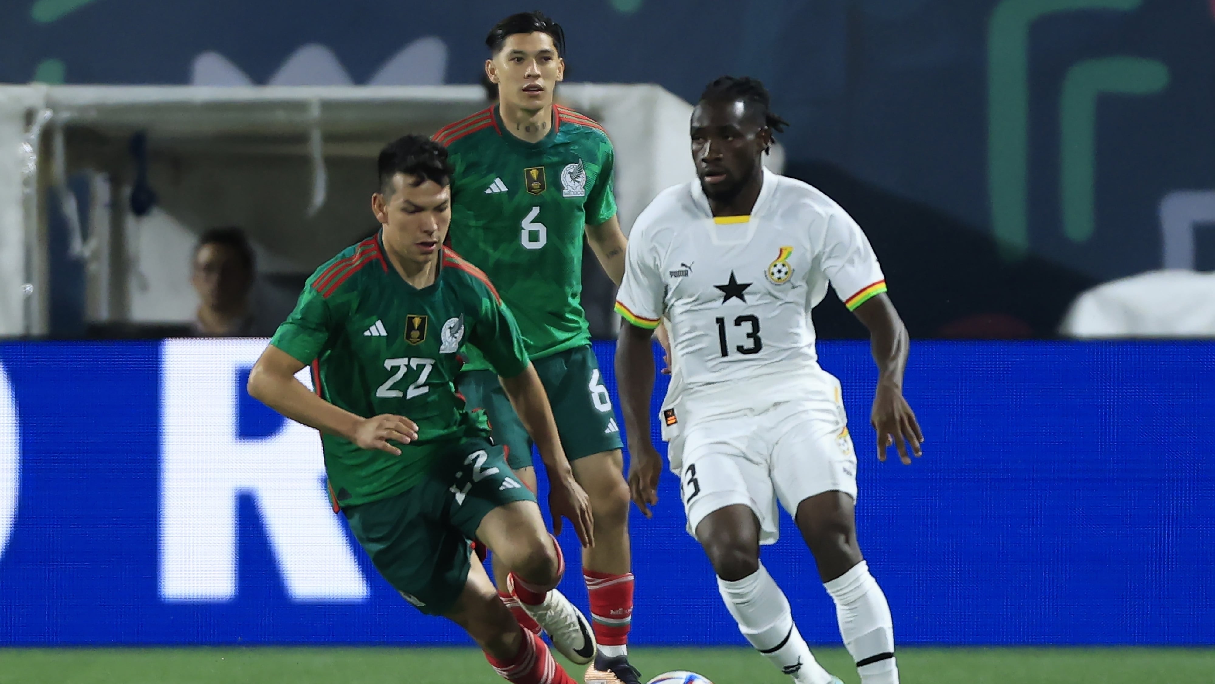 México vs Ghana en partido amistoso