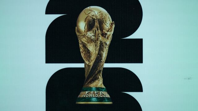 Official Logo FIFA World Cup 2026 during the Monterrey Brand Launch for the Canada/United States/Mexico 2026 FIFA World Cup, at BBVA Bancomer Stadium, on May 18, 2026.
<br>