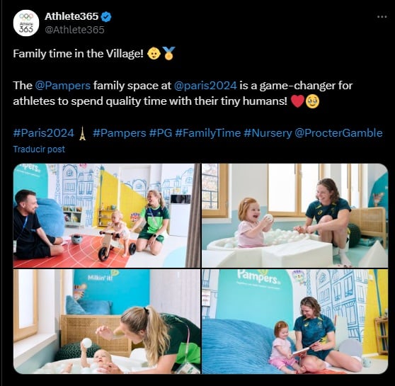 Guardería en la Villa Olímpica París 2024.