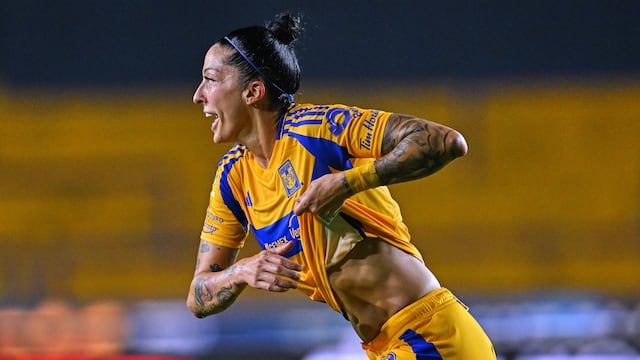 Jennifer Hermoso, jugadora de Tigres Femenil.
