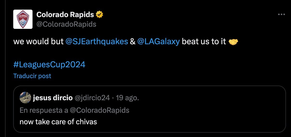 Colorado Rapids se burló de Chivas