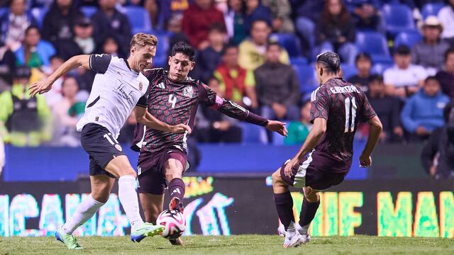 Dani Gómez marcó doblete en el México vs Valencia.