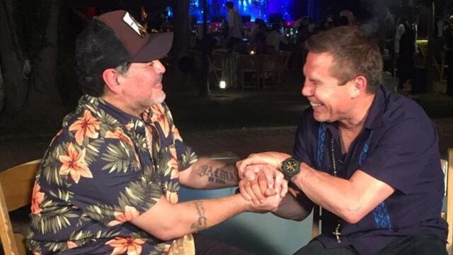 Maradona y JC Chávez