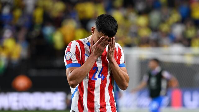 Ramón Sosa de Paraguay en la Copa América.