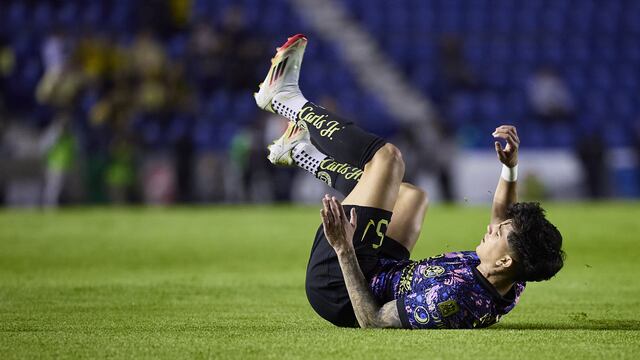 Kevin Álvarez se lesiona en partido del América vs Atlético San Luis