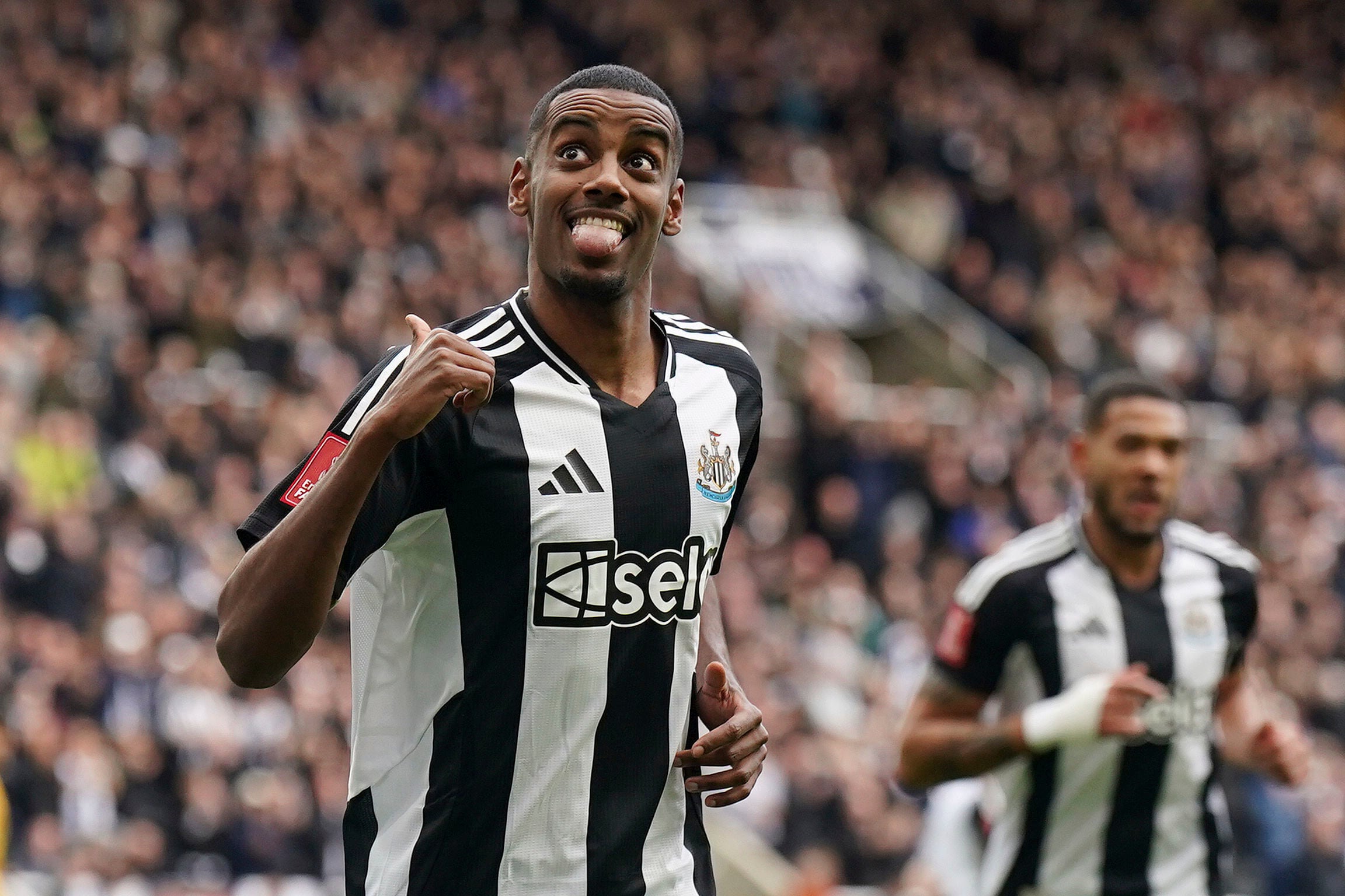 Alexander Isak, jugador del Newcastle United.