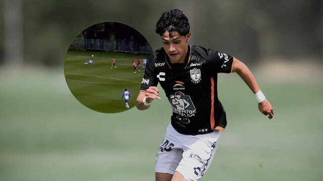 El juvenil Gael Álvarez anota sensacional gol de chilena en el Atlas vs Pachuca Sub-21.