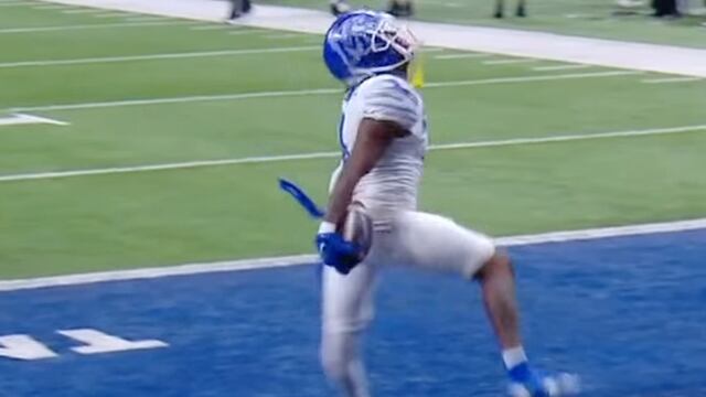 Anota touchdown y celebra como Cristiano Ronaldo; se rompe la rodilla