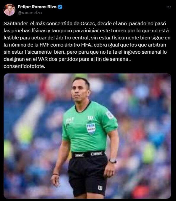 Luis Enrique Santander es señalado por posible corrupción