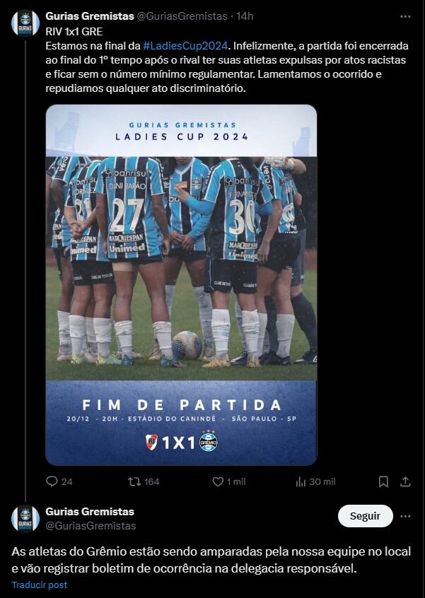 Comunicado de Gremio