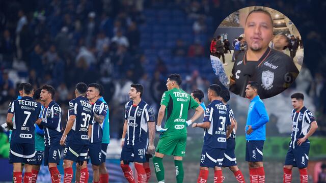 ¡Lamentable! Fan de Rayados golpea en plena entrevista a aficionado de Pachuca.