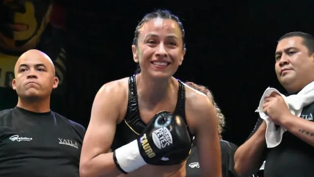 Irma García, boxeadora y policía, retiene título mundial en Inglaterra