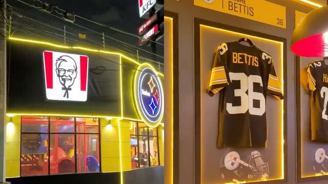 El KFC que acaban de abrir en la CDMX inspirado en los Pittsburgh Steelers
