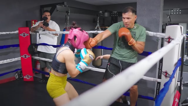 Alana entrenó con el Maravilla Martínez y el resultado fue simplemente épico