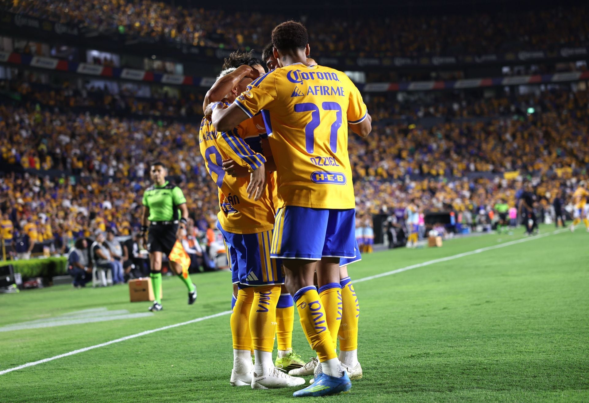 Jugadores del equipo Tigres.