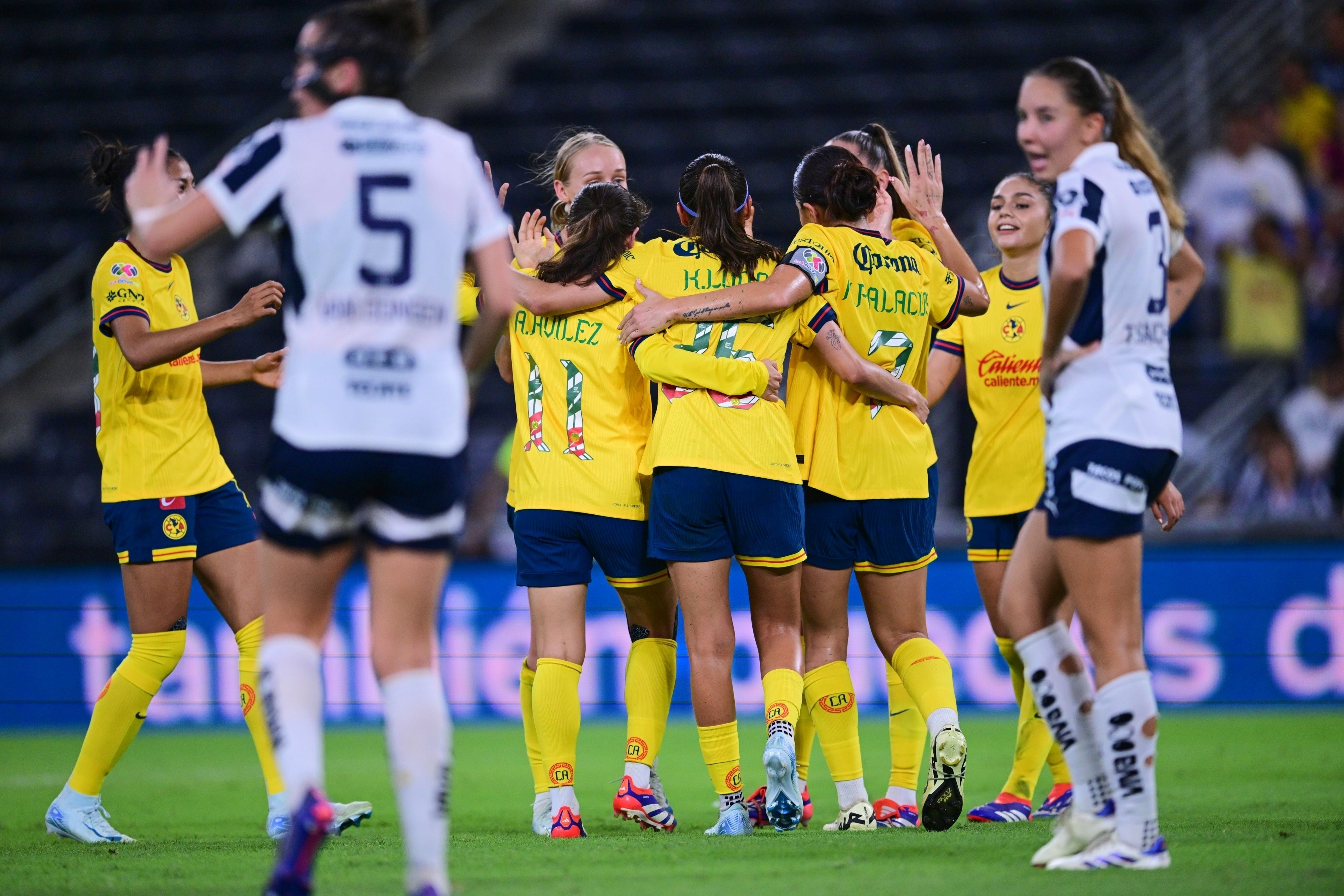 América Femenil derrota a Rayadas.