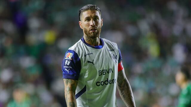 Sergio Ramos of Monterrey during the 17th round match between Leon and Monterrey as part of the Liga BBVA MX, Torneo Clausura 2025 at Nou Camp Leon Stadium, on April 20, 2025 in Leon, Guanajuato, Mexico.