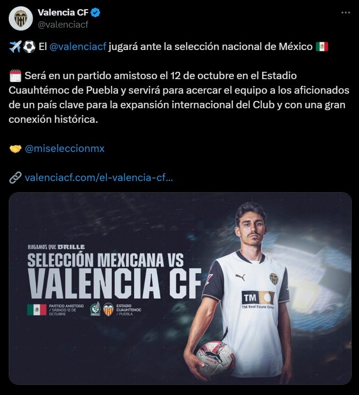 México vs Valencia.