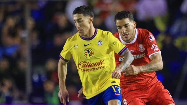 Alejandro Zendejas en el América vs Toluca.