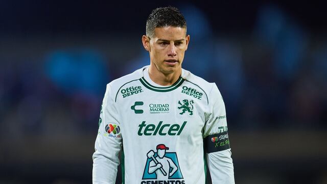 James Rodriguez of Leon during the 16th round match between Cruz Azul and Leon as part of the Liga BBVA MX, Torneo Clausura 2025 at Olimpico Universitario Stadium, on April 15, 2025 in Mexico City, Mexico.