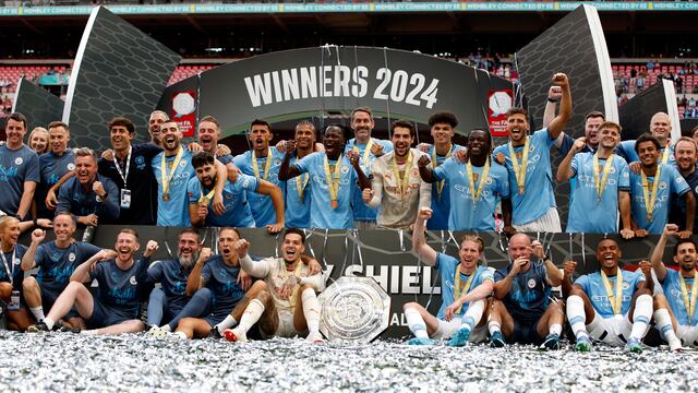 Manchester City es campeón de la Community Shield tras ganarle al United