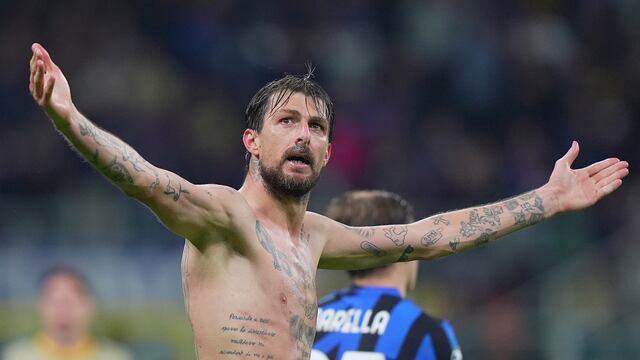 Francesco Acerbi, Inter de Milán vs FC Barcelona.