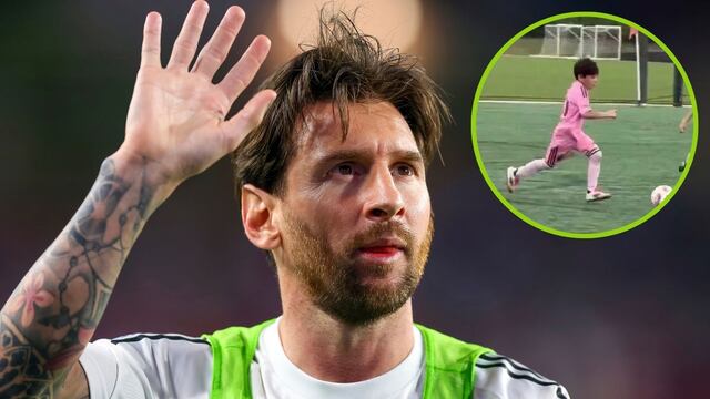 El golazo del hijo de Lionel Messi que confirma que es su legítimo heredero.
