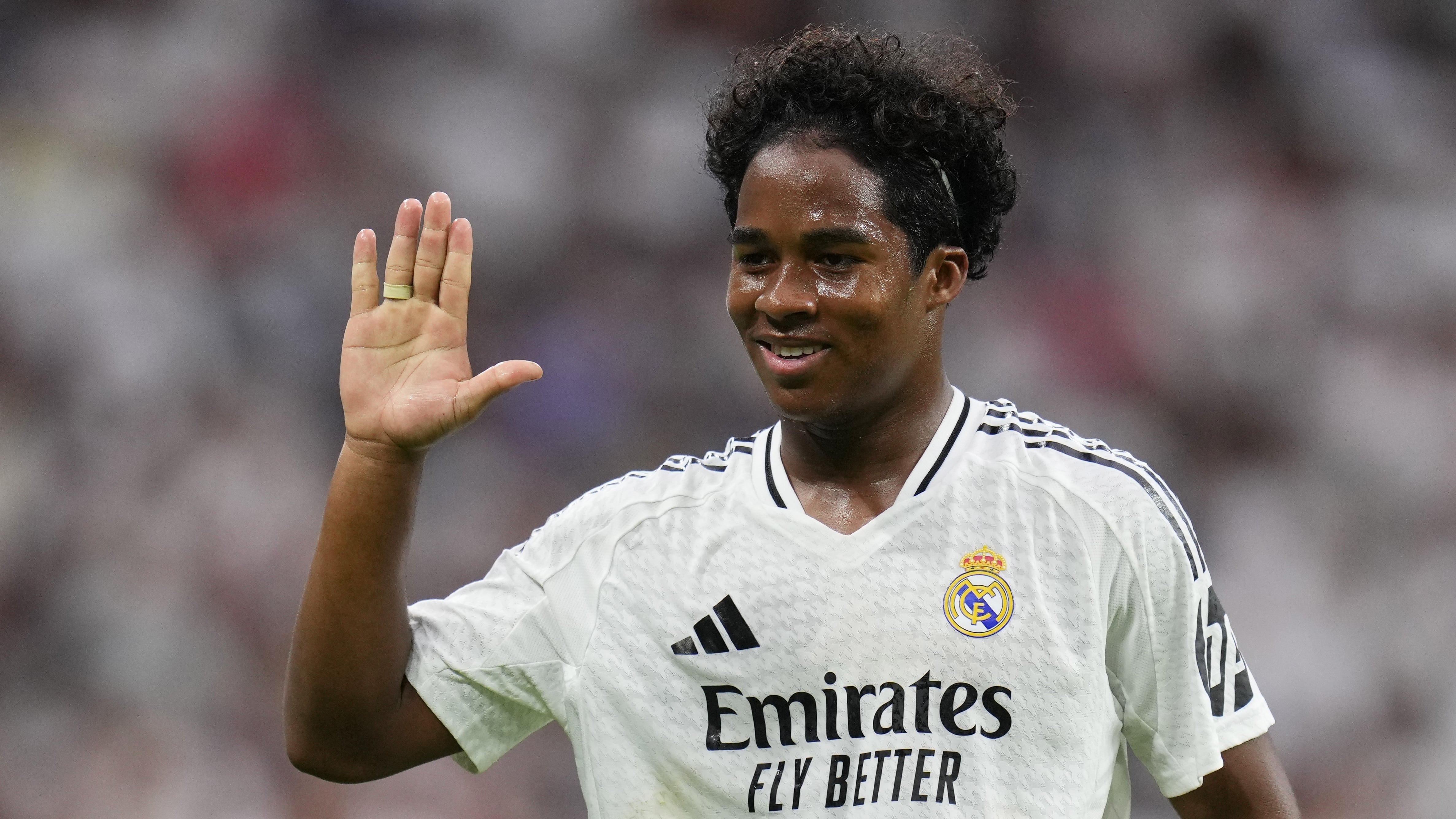 Endrick anota primero que Mbappé con el Real Madrid