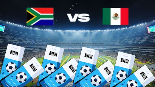 Boletos para el México vs Sudáfrica cerca del millón de pesos en reventa