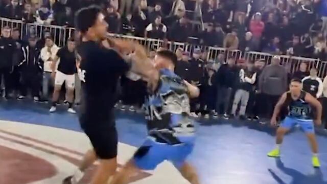 El jugador argentino fue a la talacha para un partido por dinero, pero se dieron cuenta en su club