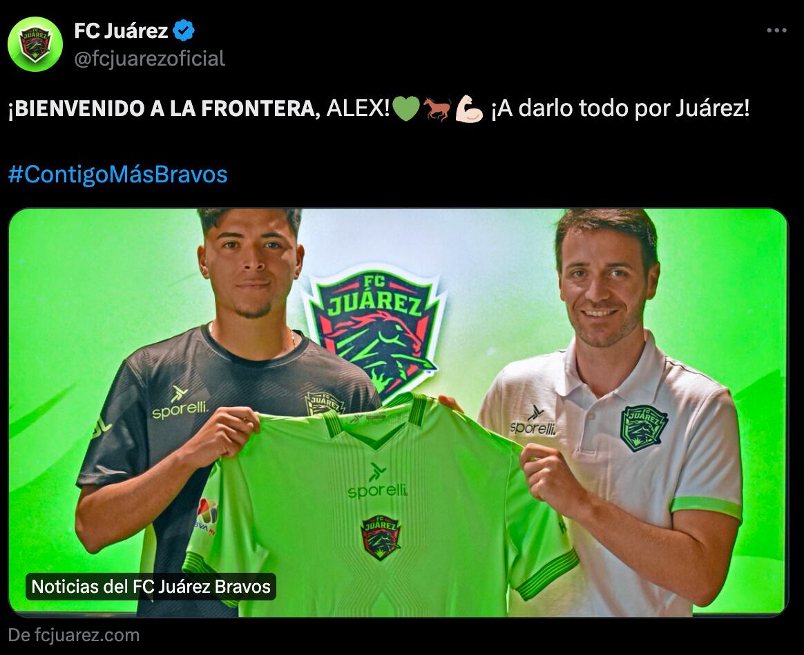 FC Juárez presenta a su nuevo refuerzo mexicano