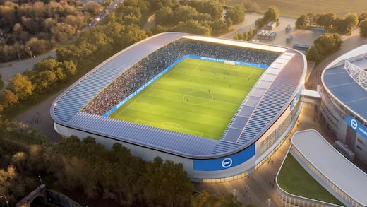 Brighton tendrá el primer estadio en Europa exclusivo para fútbol femenino