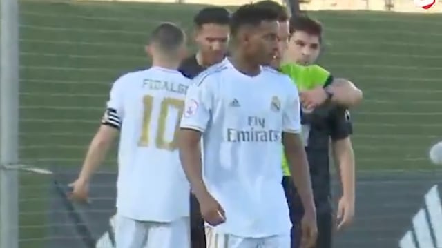 Filtran video de Álvaro Fidalgo defendiendo a Rodrygo en el Real Madrid