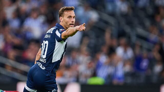 Sergio Canales, jugador de Rayados de Monterrey.